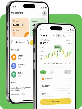 NarraPure trading platform with live market data